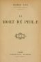 [Gutenberg 63141] • La mort de Philæ